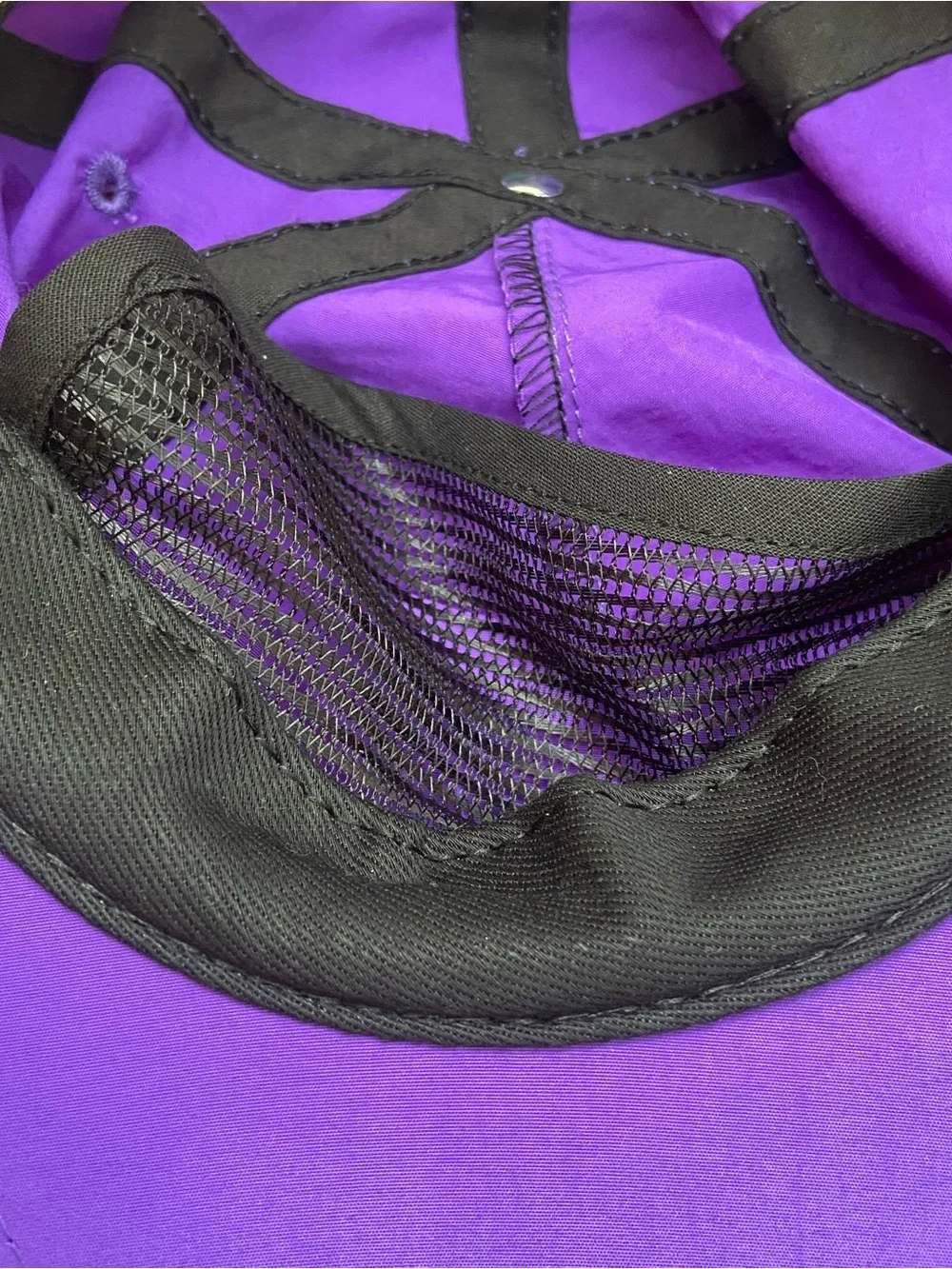 Imperfects Logo Surfer Costal Baseball Purple Men’s Strap Back Hat